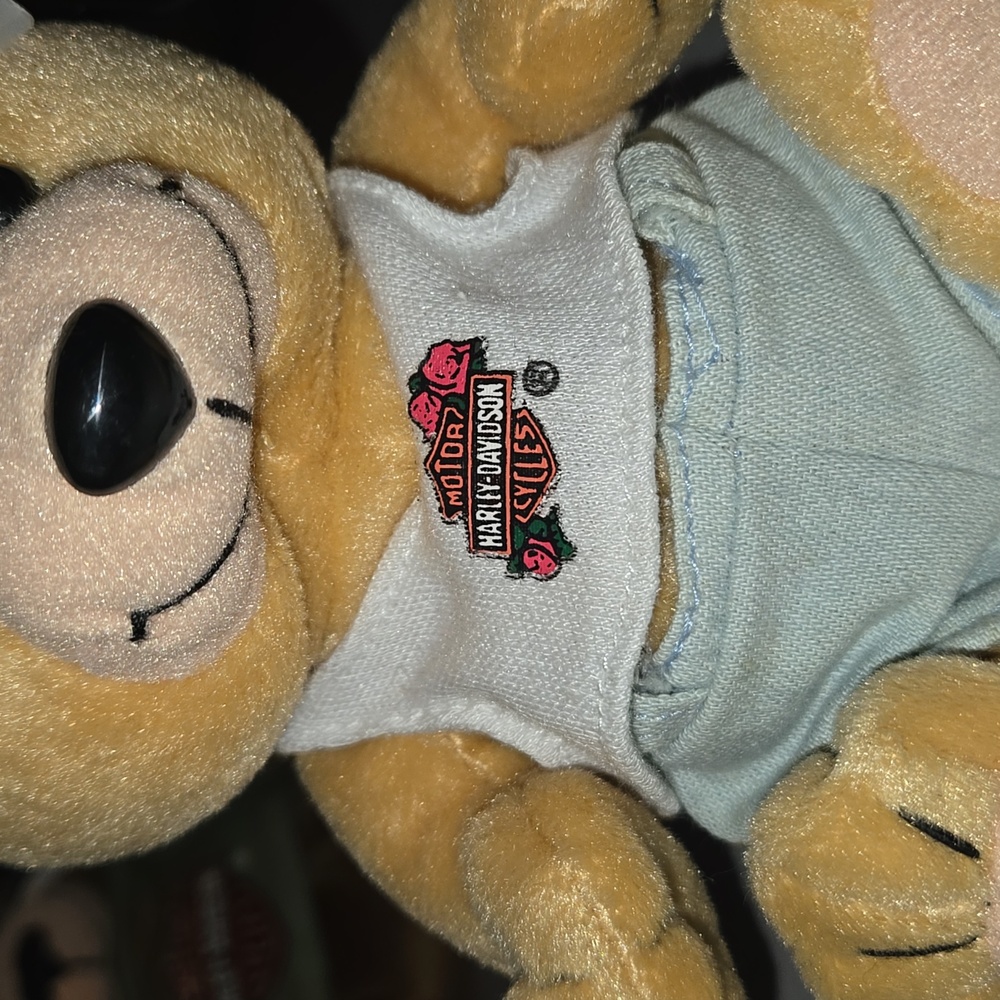 Vintage Harley-Davidson 1998 Biker Teddy Bear Set New With Tags - Picture 12 of 16